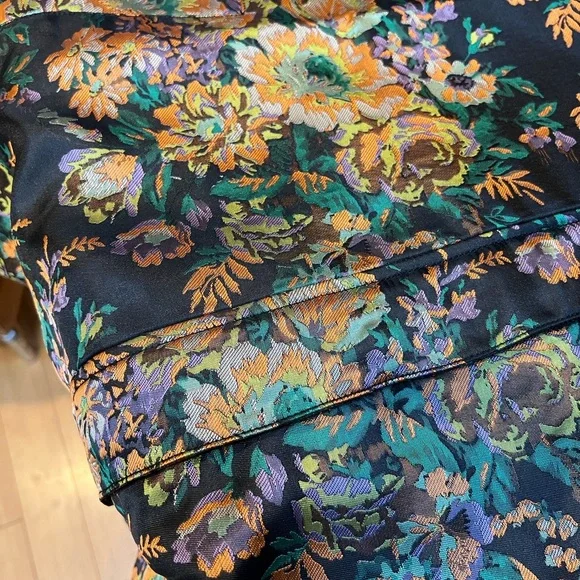 Anthropologie Black Floral Jacket - Picture 11 of 11